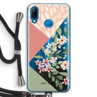 Sweet heaven geometrics: Huawei P20 Lite Transparant Hoesje met koord