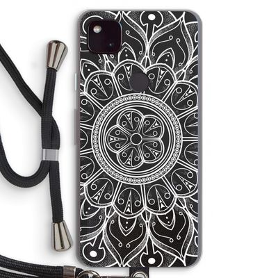 Roses Are Red: Pixel 4a 5G Transparant Hoesje met koord