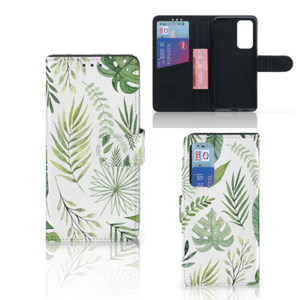 Huawei P40 Hoesje Leaves