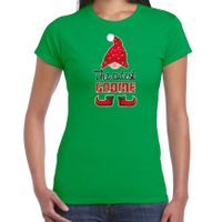 Fout kersttrui t-shirt voor dames - Schattigste gnoom - groen - Kerst kabouter