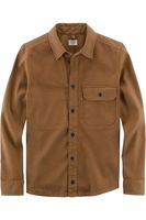 OLYMP Level Five Smart Casual Body Fit Overshirt bruin, Effen - thumbnail