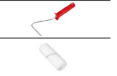 Lijmrol compleet met houder en lijmrol - 10 cm