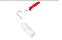 Lijmrol compleet met houder en lijmrol - 10 cm