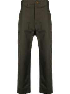 Vivienne Westwood pantalon court à motif cœur brodé - Vert