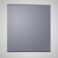 Rolgordijn verduisterend grijs 100 x 175 cm - thumbnail
