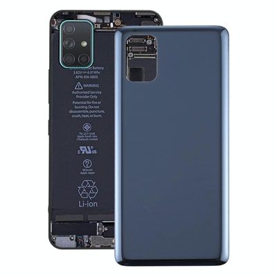 Batterij back cover voor Samsung Galaxy M51 (Zwart)