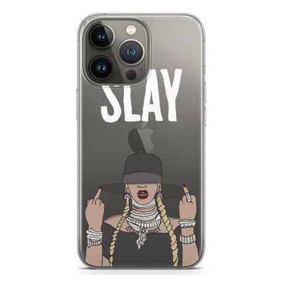 Slay All Day: iPhone 13 Pro Transparant Hoesje