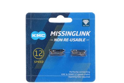 KMC missinglink dlc 12 - 5.2mm - zwart