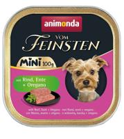 ANIMONDA Vom Feinsten Adult Mini Beef, duck and oregano - nat hondenvoer - 100g