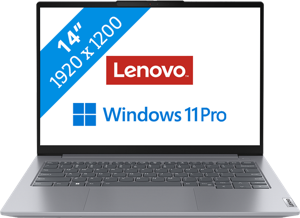 Lenovo ThinkBook 14 Intel® Core™ i7 i7-13700H Laptop 35,6 cm (14") WUXGA 16 GB DDR5-SDRAM 512 GB SSD Wi-Fi 6 (802.11ax) Windows 11 Pro Grijs