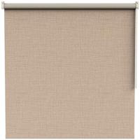 Leen Bakker - Fenstr Rolgordijn Malaga Verduisterend - Licht (30701) - Polyester - Bruin - 120x10x10 Cm