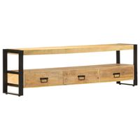 vidaXL Tv-meubel 150x30x45 cm massief mangohout