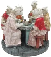 Luville Efteling Zeven geitjes tafel 7x7x5.5 cm Luville Efteling Zeven geitjes tafel 7x7x5.5 cm