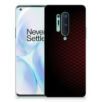 OnePlus 8 Pro TPU bumper Geruit Rood