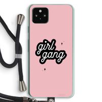 Girl Gang: Pixel 5a 5G Transparant Hoesje met koord