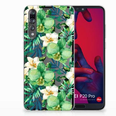 Huawei P20 Pro | TPU Case | Orchidee Groen Huawei P20 Pro | TPU Case | Orchidee Groen