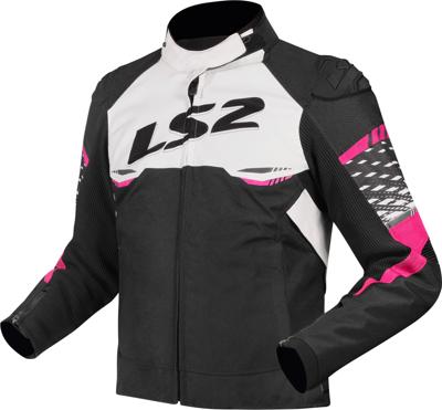 LS2 Jacket apex ladies black/white/pink gr. l