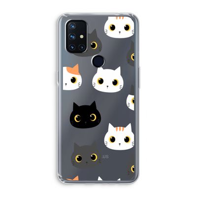 Katten: OnePlus Nord N10 5G Transparant Hoesje