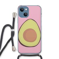 Avocado: iPhone 13 Transparant Hoesje met koord