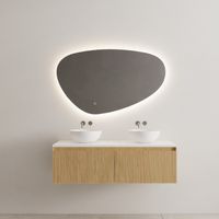 Onderkast Gliss Design Timotheus 120 CM 2 laden Incl Topplaat Pure - thumbnail