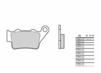 BREMBO Remblokken, voor de moto, OEM Gesinterd Metaal 07BB0258