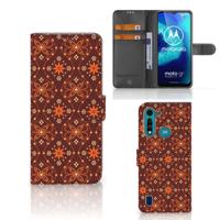 Motorola G8 Power Lite | Telefoon Hoesje | Batik Brown