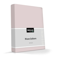 Kinder Hoeslaken Katoen Roze Effen 70x140 Cm Gezien Op TV & Ademend & Zacht Fresh And Co Kids - Dekbed-Discounter.nl