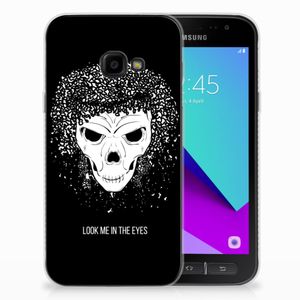 Silicone Back Case Samsung Galaxy Xcover 4 | Xcover 4s Skull Hair