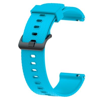 Siliconen sport polsband voor Garmin VivoActive 3 20mm (hemelsblauw)