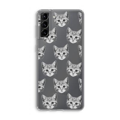 Kitten: Samsung Galaxy S21 Plus Transparant Hoesje