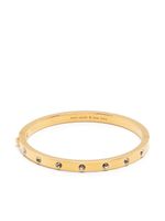 Kate Spade crystal-embellished bangle bracelet - Or - thumbnail