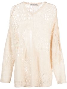 OUR LEGACY pull en maille crochet - Blanc