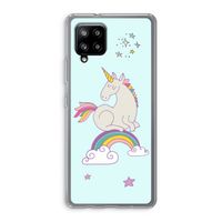 Regenboog eenhoorn: Samsung Galaxy A42 5G Transparant Hoesje