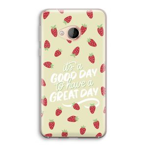 Don't forget to have a great day: HTC U Play Transparant Hoesje