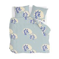 Walra - Dekbedovertrek Remade Romantic Leaves - 240x220 - Blauw