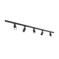 Taros Railverlichting Pakket - Recht - 1,5 m rail - 5 railspots - Excl. Lichtbron - IP20 - Modulair - 230V