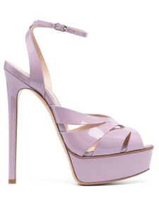 Casadei sandales Flora Tiffany 140 mm à plateforme - Violet