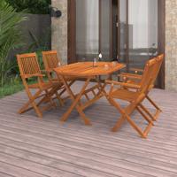 5-delige Tuinset massief acaciahout
