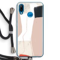 Lava: Huawei P20 Lite Transparant Hoesje met koord