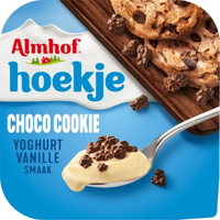 Almhof Hoekje Choco Cookie Yoghurt Vanillesmaak 150 g bij Jumbo
