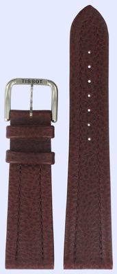 Horlogeband Tissot T600013291 Leder Rood 22mm