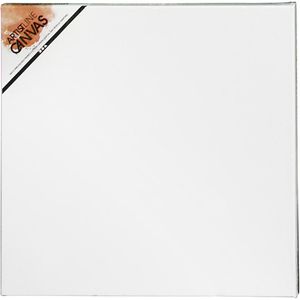 2x stuks schilders doeken van canvas 50 x 50 cm   -