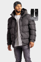 Malelions Artic Puffer Winterjas Heren Antraciet - Maat S - Kleur: Grijs | Soccerfanshop - thumbnail