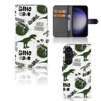 Telefoonhoesje met Pasjes voor Samsung Galaxy S24 Dinosaurus - thumbnail