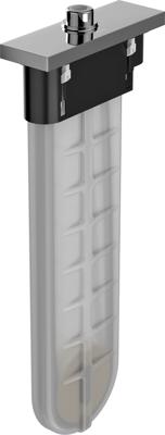 Hansgrohe sBox afbouwdeel rechthoekig, chroom