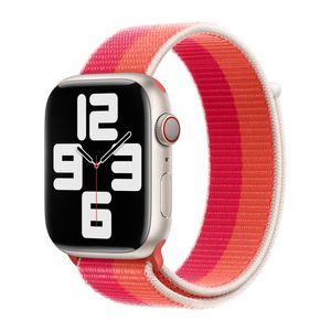 Apple origineel Sport Loop Apple Watch 42mm / 44mm / 45mm / 49mm Nectarine / Peony - MN5V3ZM/A
