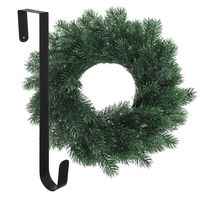 Kerstkrans 35 cm - blauwgroen - met hanger/ophanghaak - kerstversiering - thumbnail