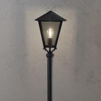 KonstSmide Landelijke tuinlamp Benu 128cm zwart 436-750