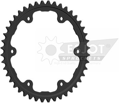 ESJOT Chain wheel 525 44z steel black