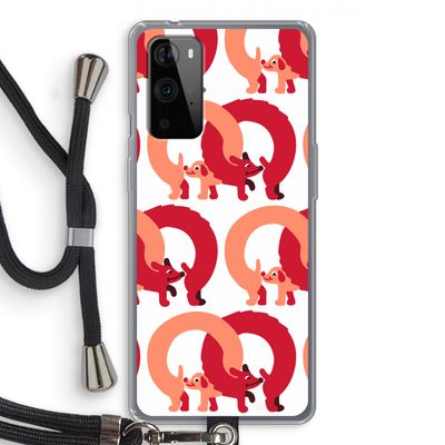 Dogs: OnePlus 9 Pro Transparant Hoesje met koord